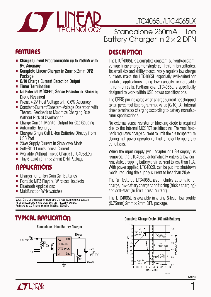 LTC4065L_4552670.PDF Datasheet