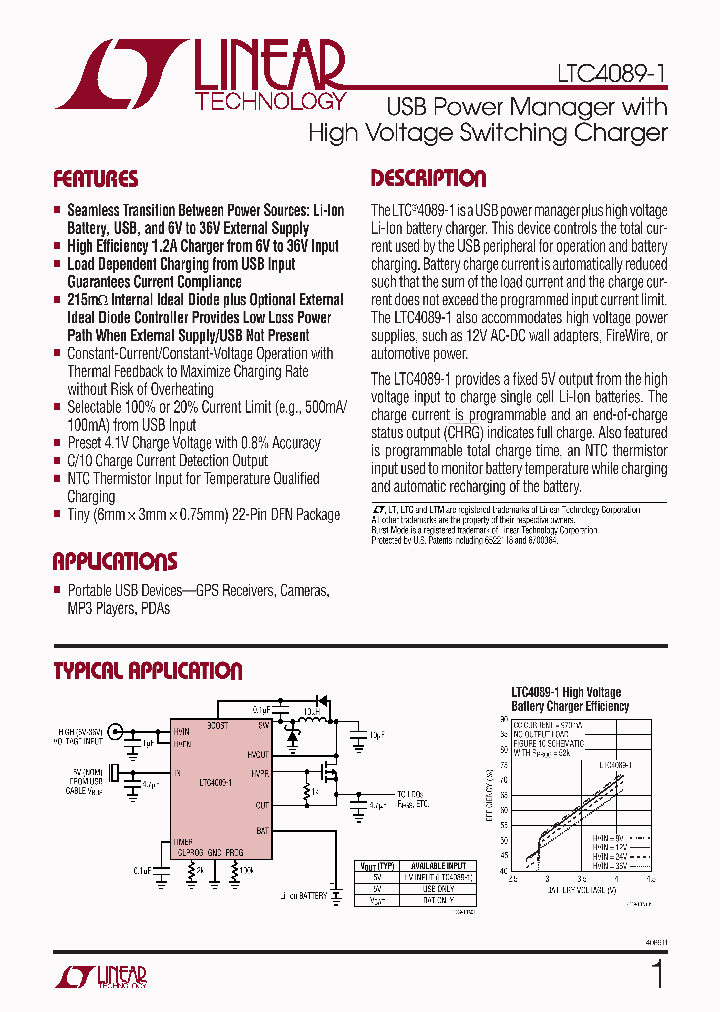 LTC4089-1_4493510.PDF Datasheet
