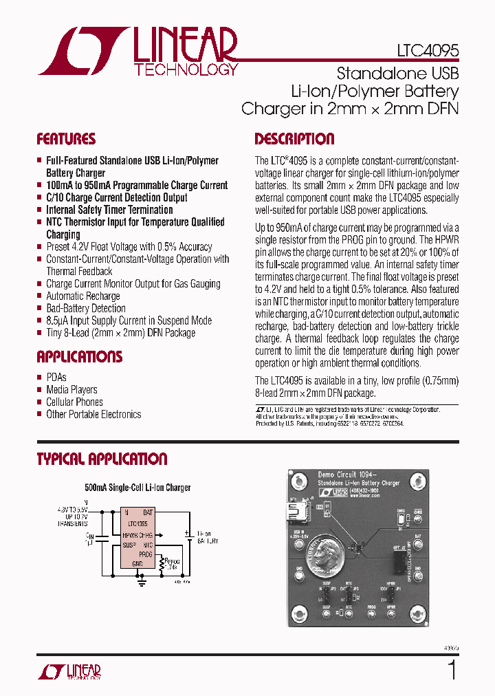 LTC4095_4373728.PDF Datasheet