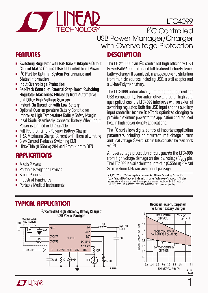 LTC4099EPDC-PBF_4366257.PDF Datasheet