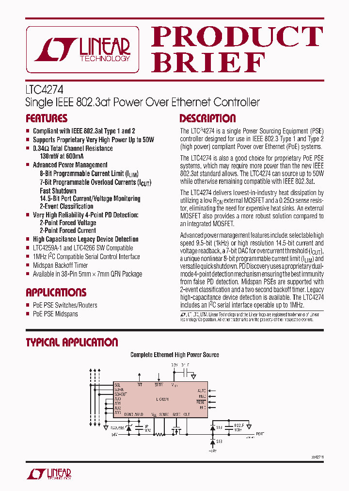 LTC4274_4830127.PDF Datasheet