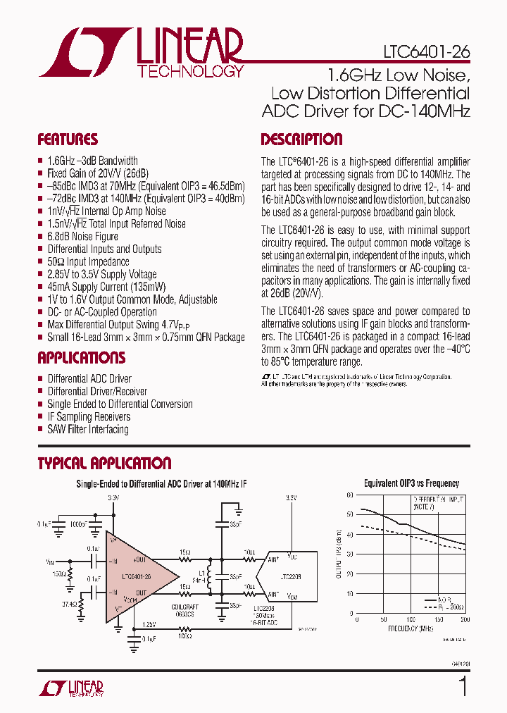 LTC6401-26_4323425.PDF Datasheet