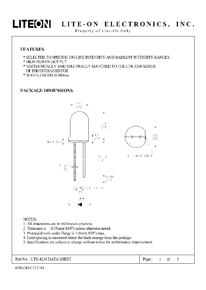 LTE-4238_4663197.PDF Datasheet