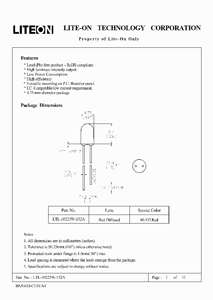 LTL-10223W-132A_4717865.PDF Datasheet