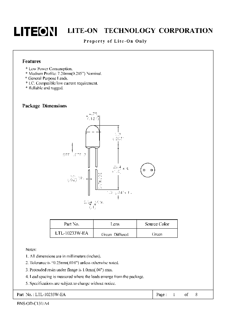 LTL-10233W-EA_4535700.PDF Datasheet