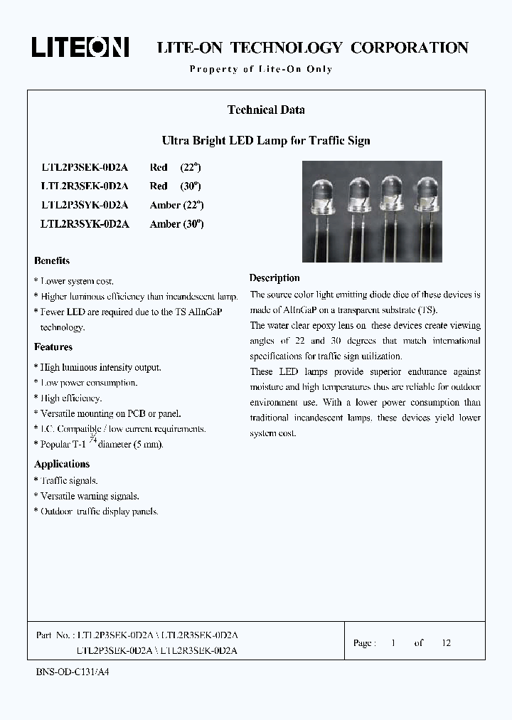 LTL2P3SEK-0D2A_4640140.PDF Datasheet