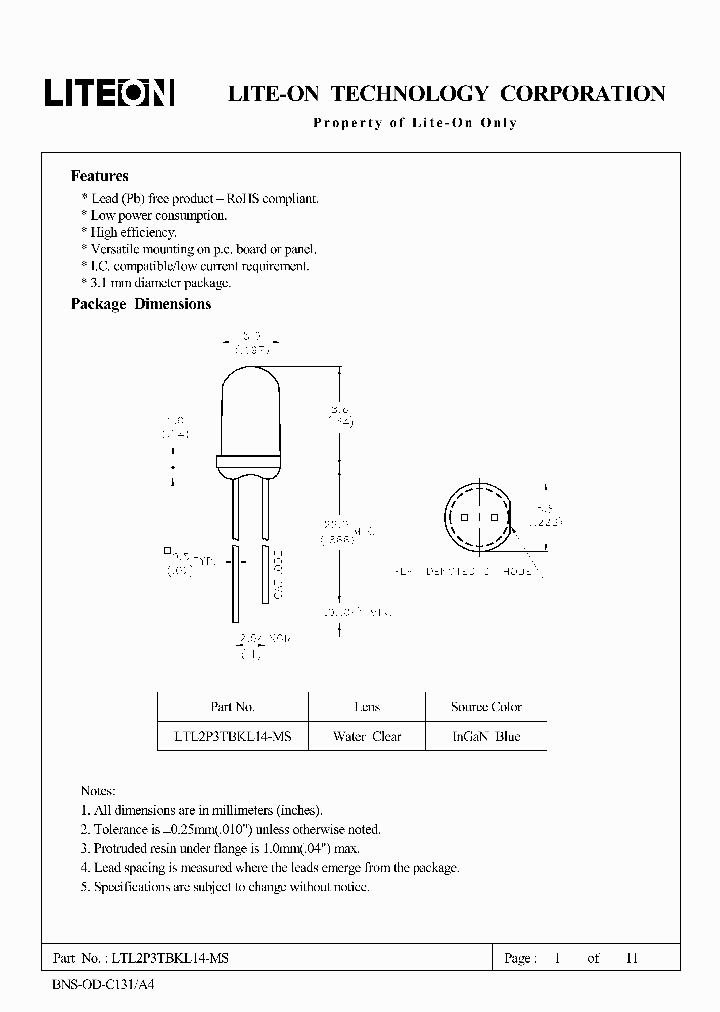 LTL2P3TBKL14-MS_4570821.PDF Datasheet