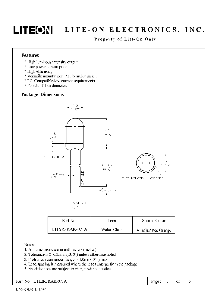 LTL2R3KAK-071A_4885755.PDF Datasheet