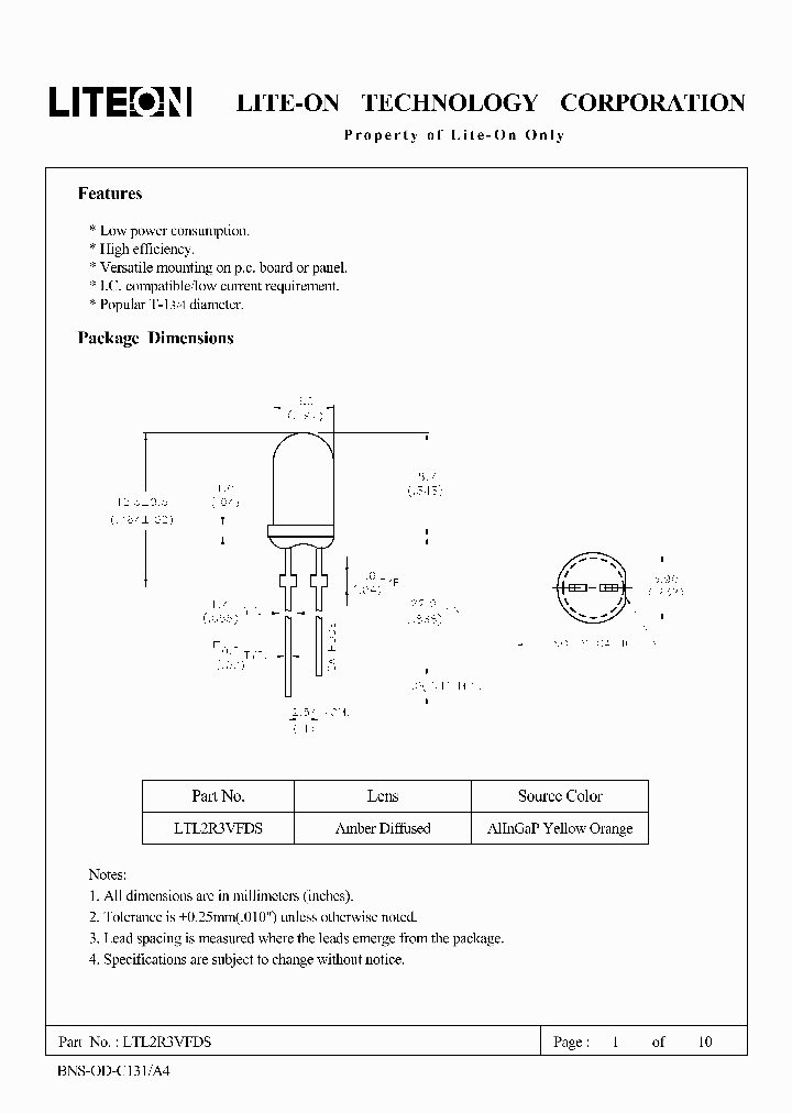 LTL2R3VFDS_4519269.PDF Datasheet