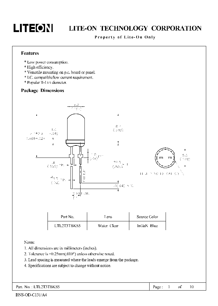 LTL2T3TBKS5_4738408.PDF Datasheet