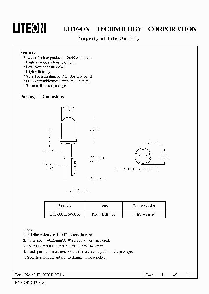 LTL-307CR-0G1A_4524577.PDF Datasheet