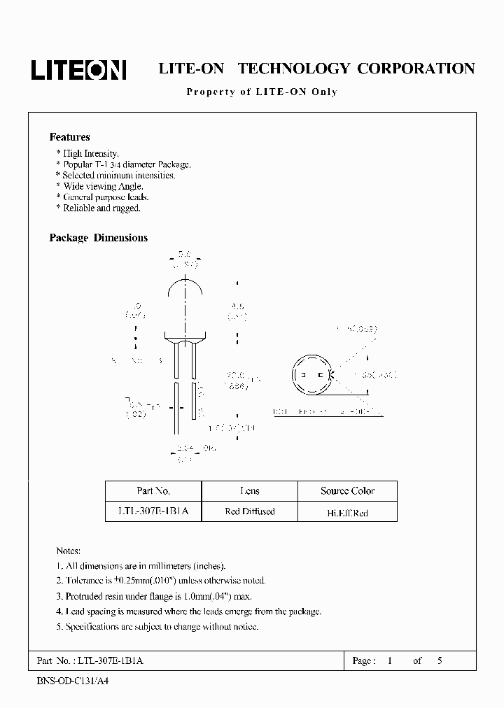 LTL-307E-1B1A_4570193.PDF Datasheet