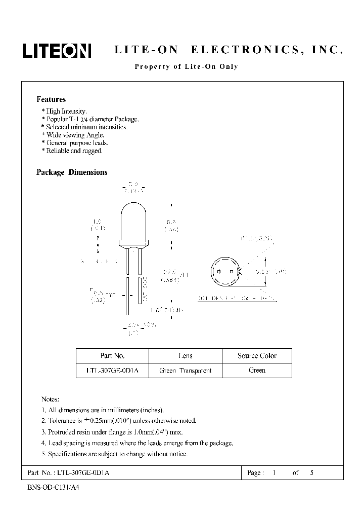 LTL-307GE-0D1A_4715264.PDF Datasheet
