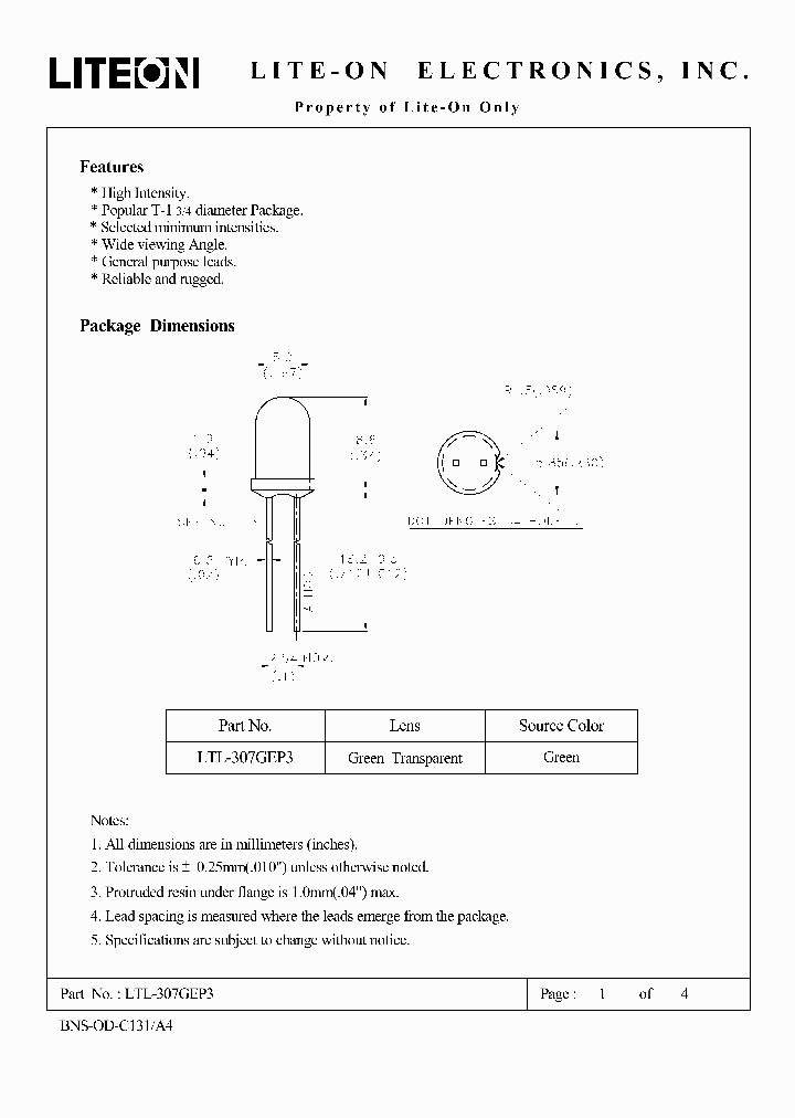 LTL-307GEP3_4541513.PDF Datasheet