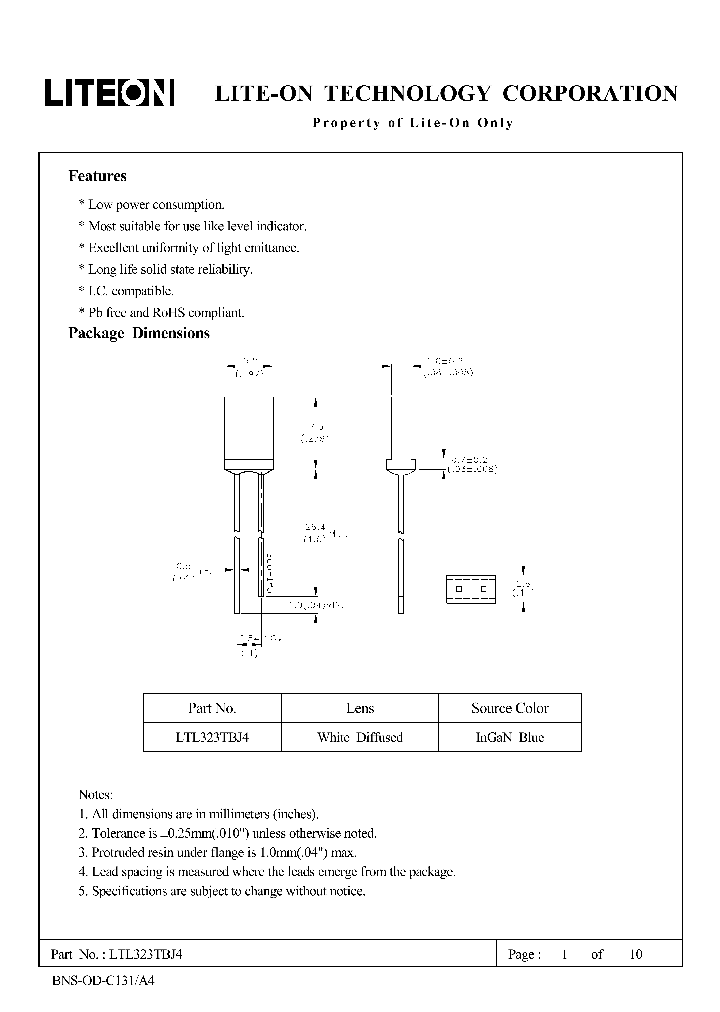 LTL323TBJ4_4566257.PDF Datasheet