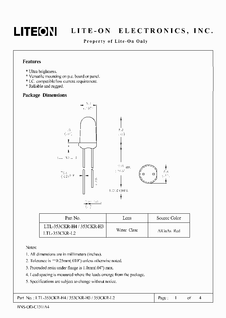 LTL-353CKR-H3_4714850.PDF Datasheet