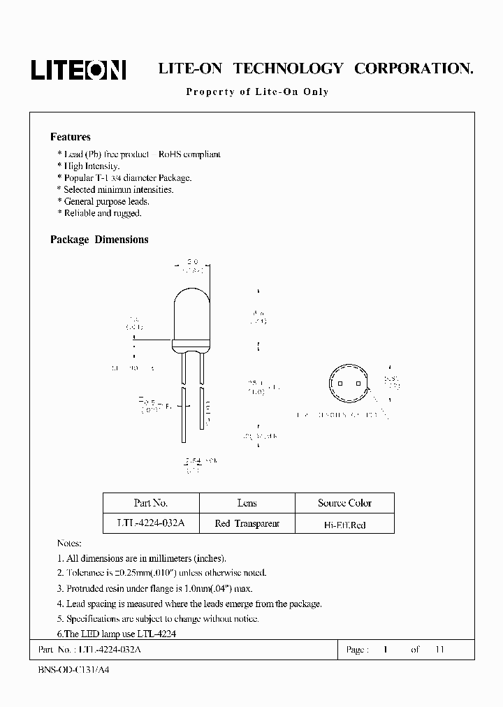 LTL-4224-032A_4782236.PDF Datasheet