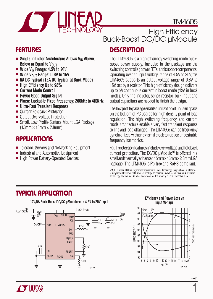 LTM4605EV-PBF_4798594.PDF Datasheet