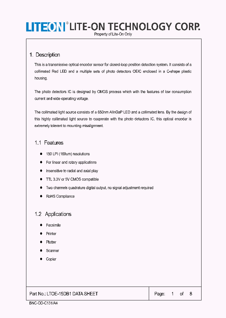 LTOE-15DB1_4859345.PDF Datasheet