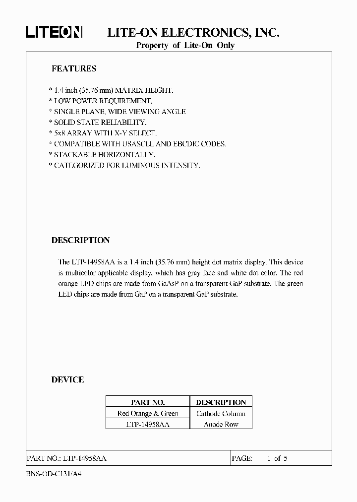 LTP-14958AA_4859171.PDF Datasheet