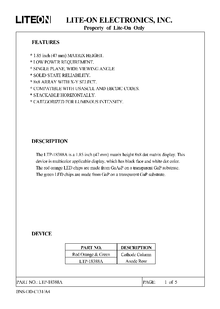 LTP-18388A_4651322.PDF Datasheet