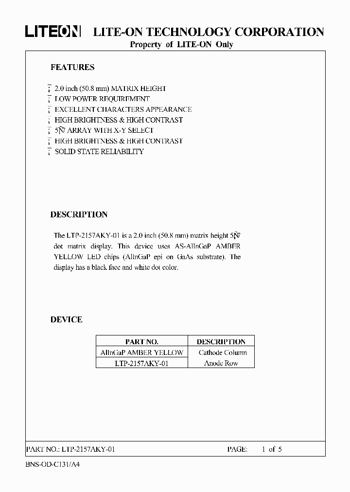 LTP-2157AKY-01_4615752.PDF Datasheet