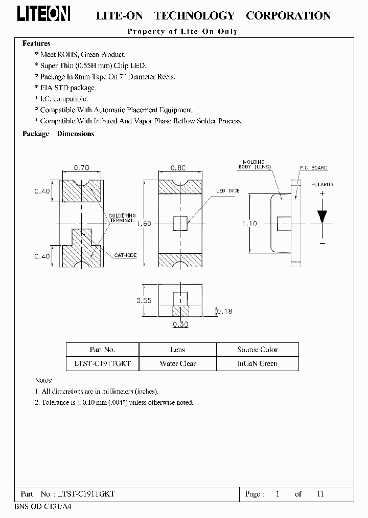 LTST-C191TGKT_4629772.PDF Datasheet