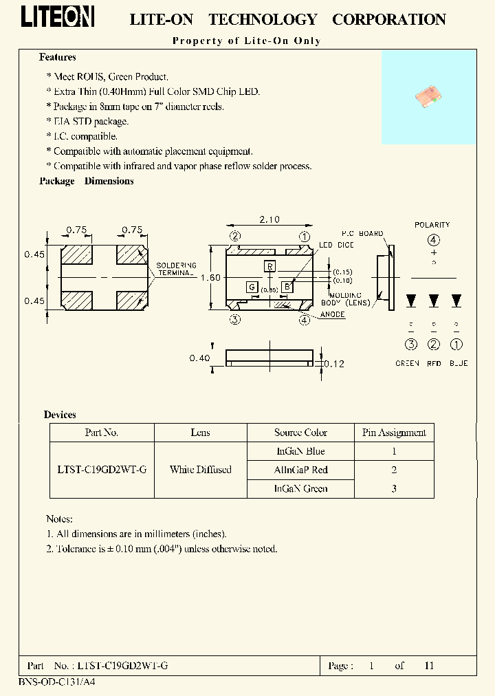 LTST-C19GD2WT-G_4702918.PDF Datasheet