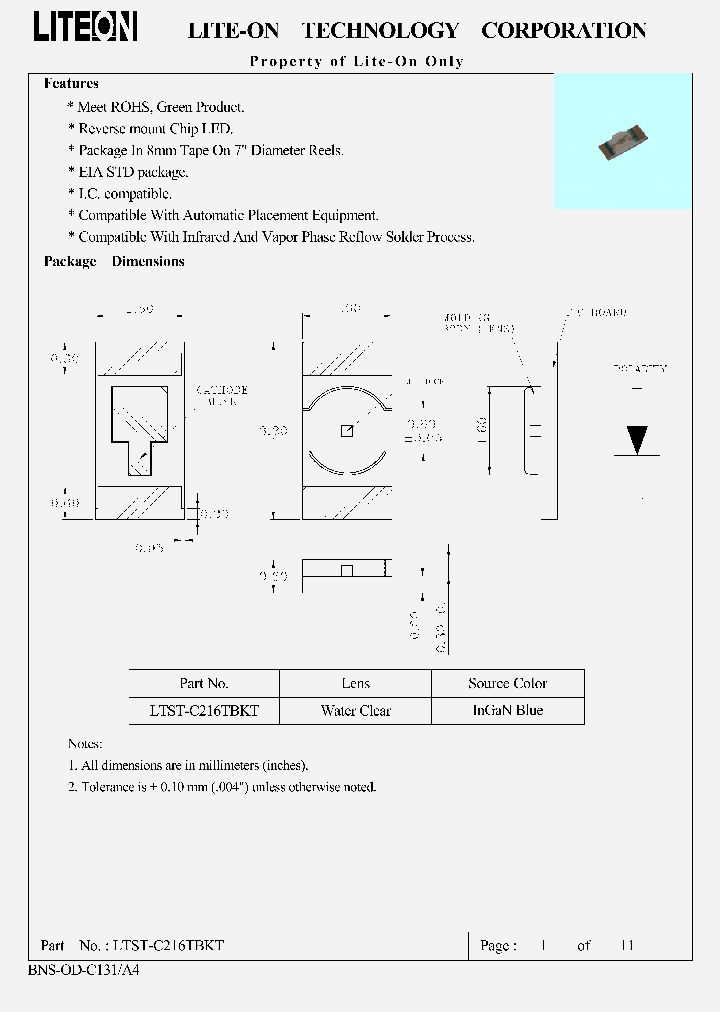 LTST-C216TBKT_4631116.PDF Datasheet