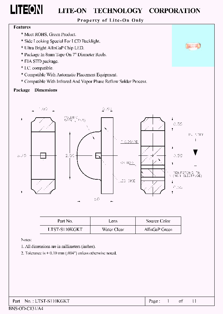 LTST-S110KGKT_4785247.PDF Datasheet