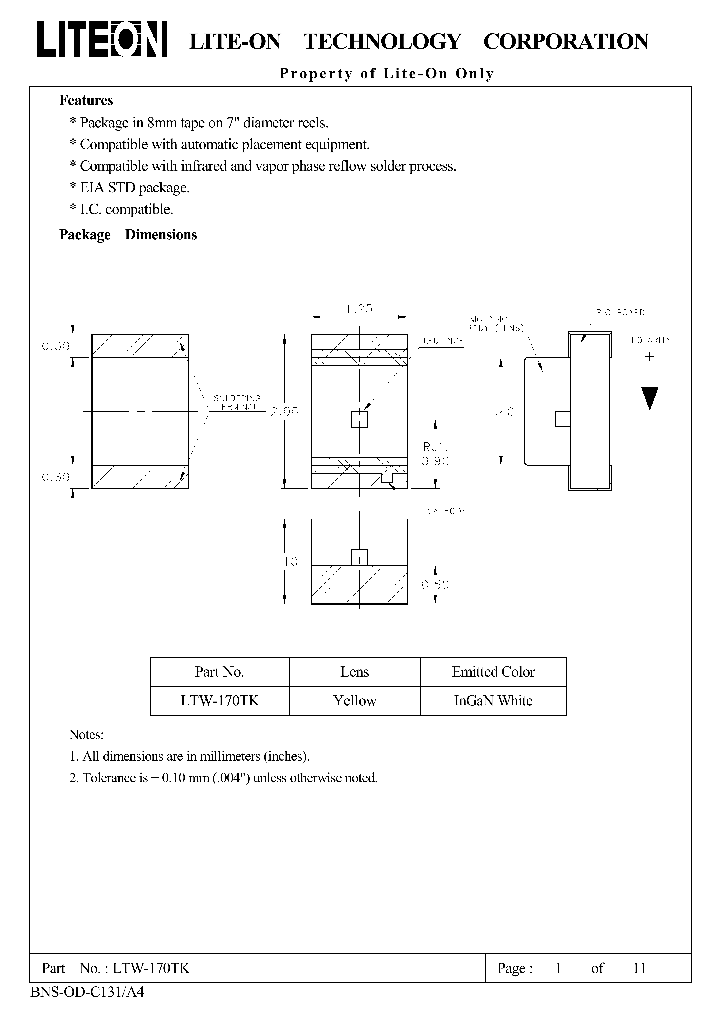 LTW-170TK_4539915.PDF Datasheet