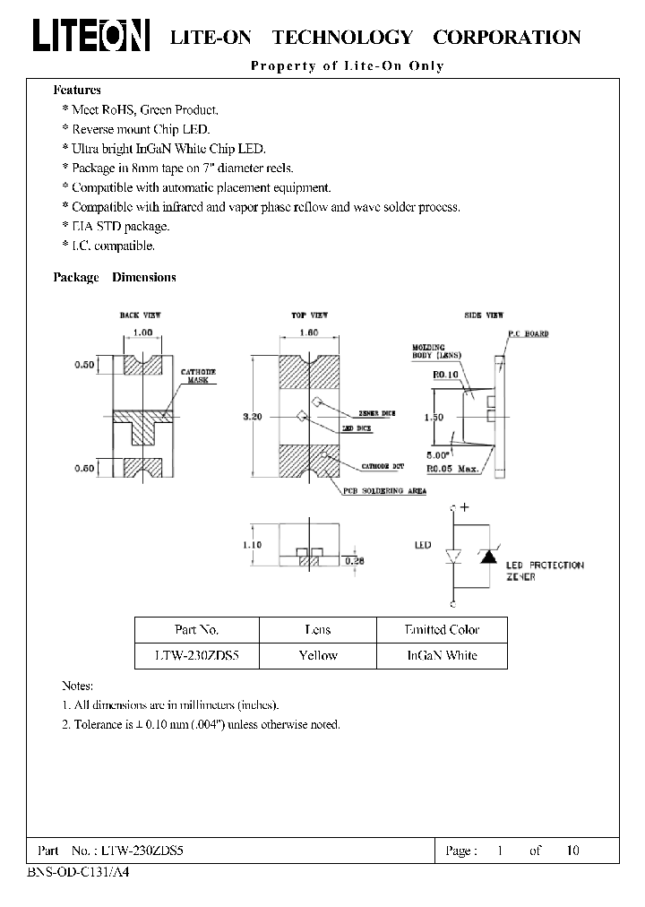LTW-230ZDS5_4539921.PDF Datasheet