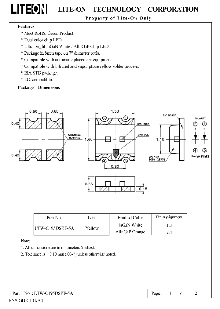 LTW-C195DSKF-5A_4524582.PDF Datasheet