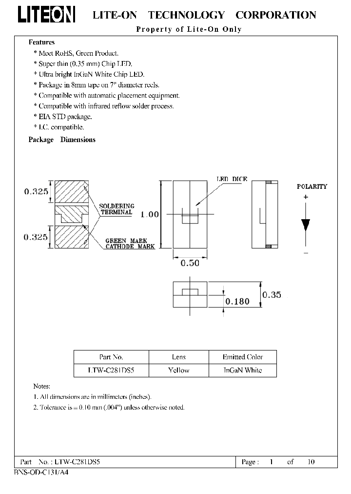 LTW-C281DS5_4639759.PDF Datasheet