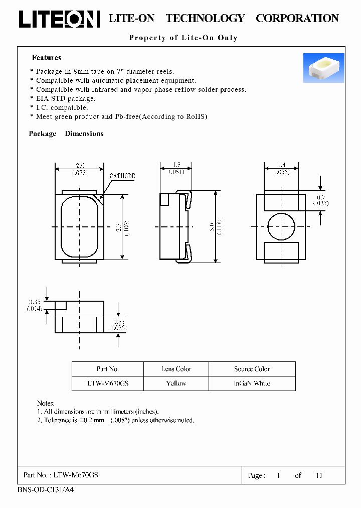 LTW-M670GS_4701340.PDF Datasheet