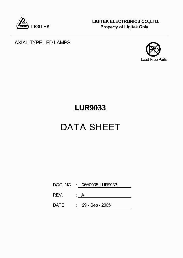 LUR9033_4671995.PDF Datasheet