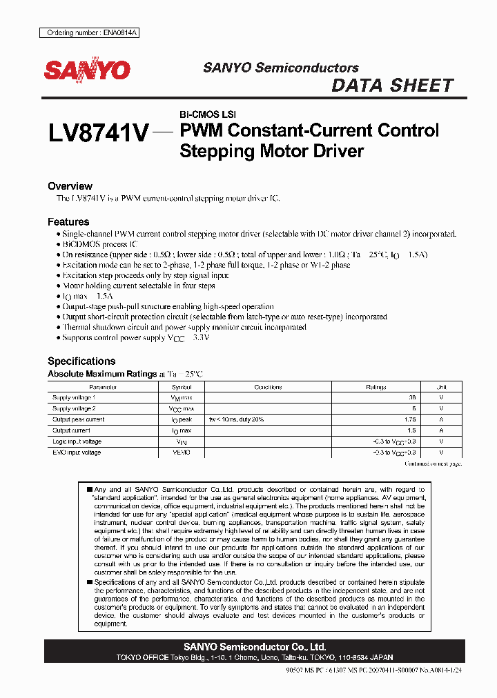 LV8741V_4660933.PDF Datasheet