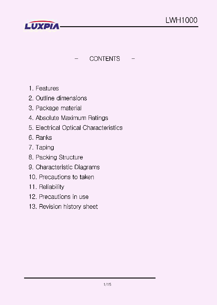 LWH1000_4805089.PDF Datasheet