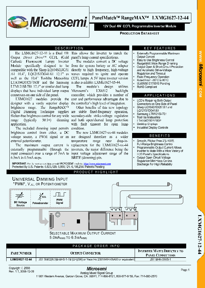 LXMG1627-12-44_4772144.PDF Datasheet