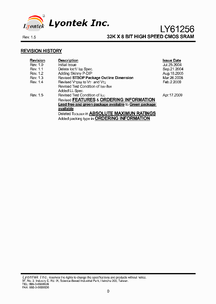 LY61256RL_4621023.PDF Datasheet
