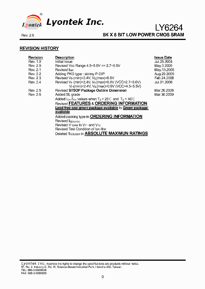 LY6264_4588659.PDF Datasheet