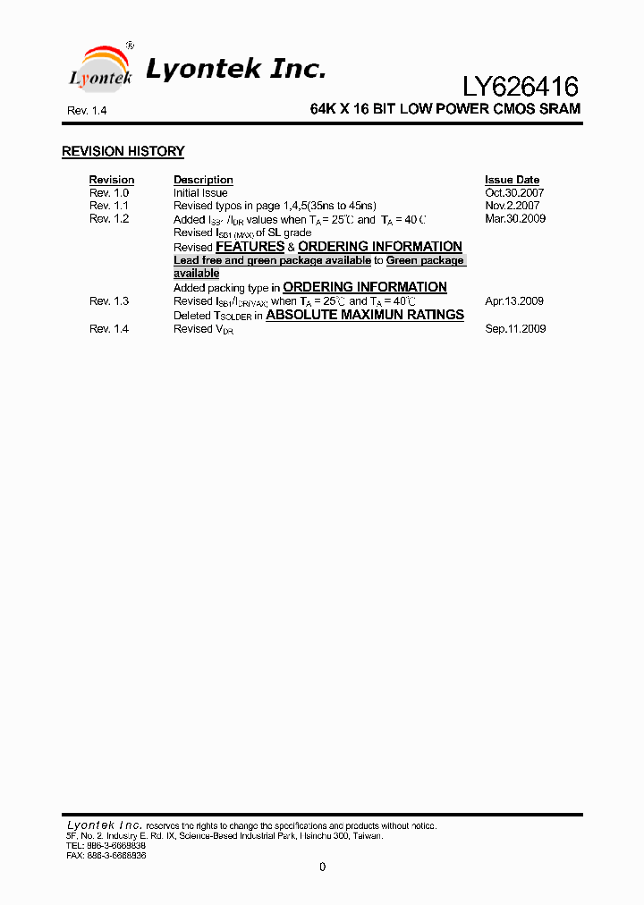 LY626416_4588660.PDF Datasheet