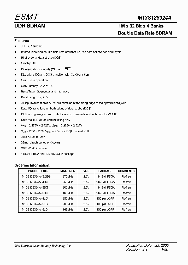 M13S128324A09_4547698.PDF Datasheet