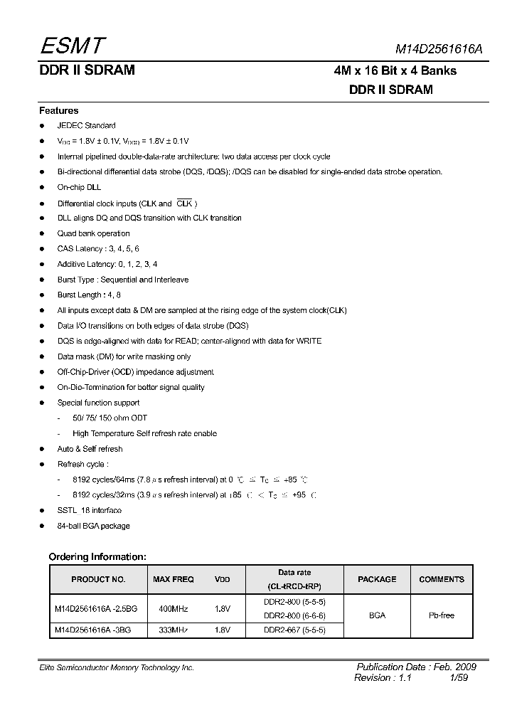 M14D2561616A-25BG_4920624.PDF Datasheet