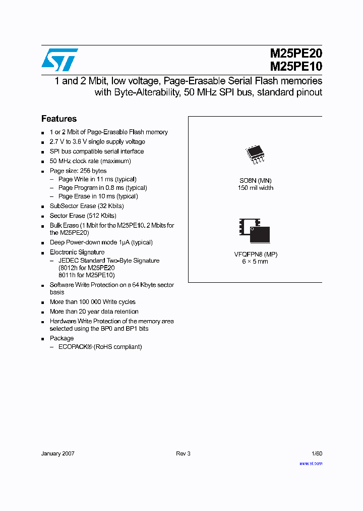 M25PE10-VMN6G_4464972.PDF Datasheet