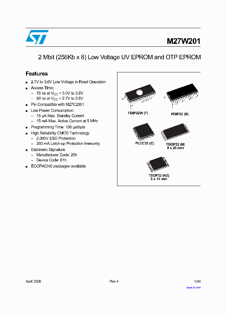 M27W201-100K6TR_4313753.PDF Datasheet