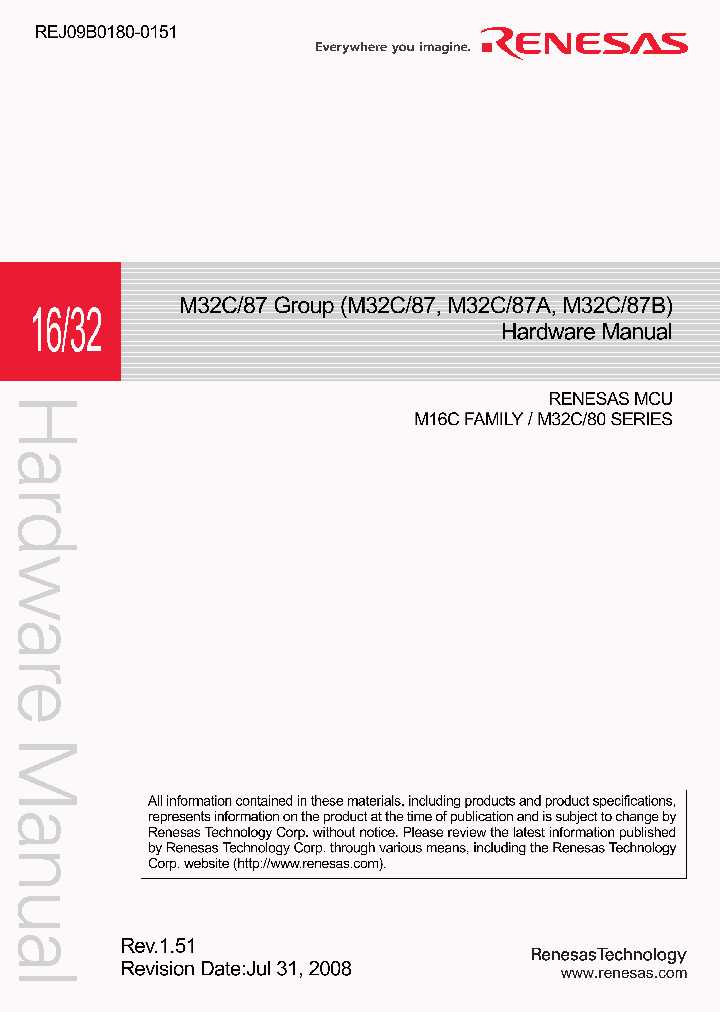 M32C87_4492050.PDF Datasheet
