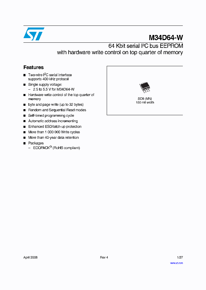 M34D64WMN6P_4411797.PDF Datasheet