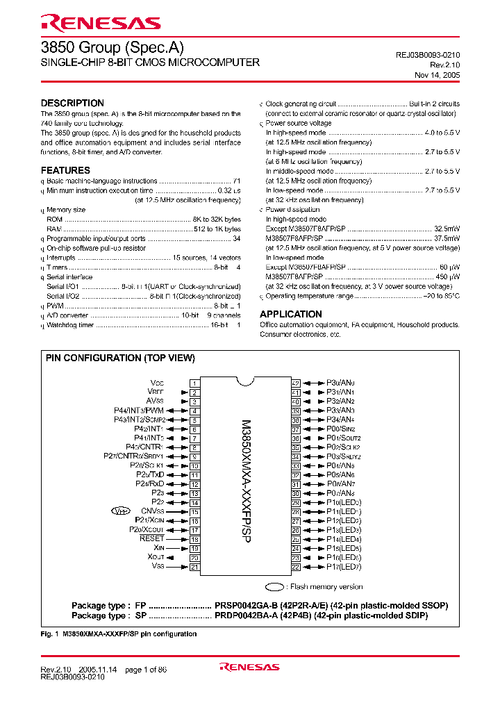 M38509FC-XXXFP_4458298.PDF Datasheet
