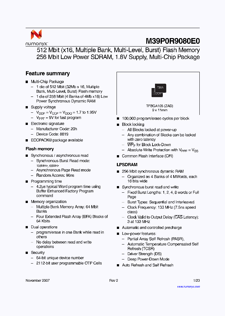 M39P0R9080E0ZAD_4780279.PDF Datasheet